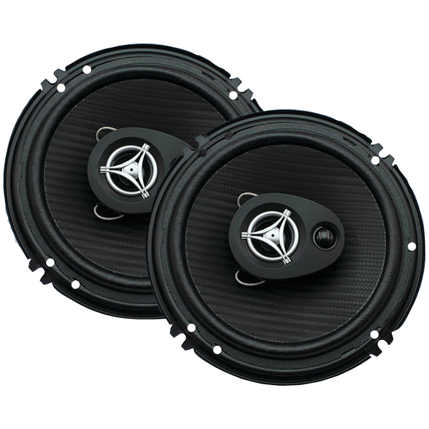 Power Acoustik POWEF653 Edge Series Coaxial Speakers 6.5" 3 Way 400 Watts Max