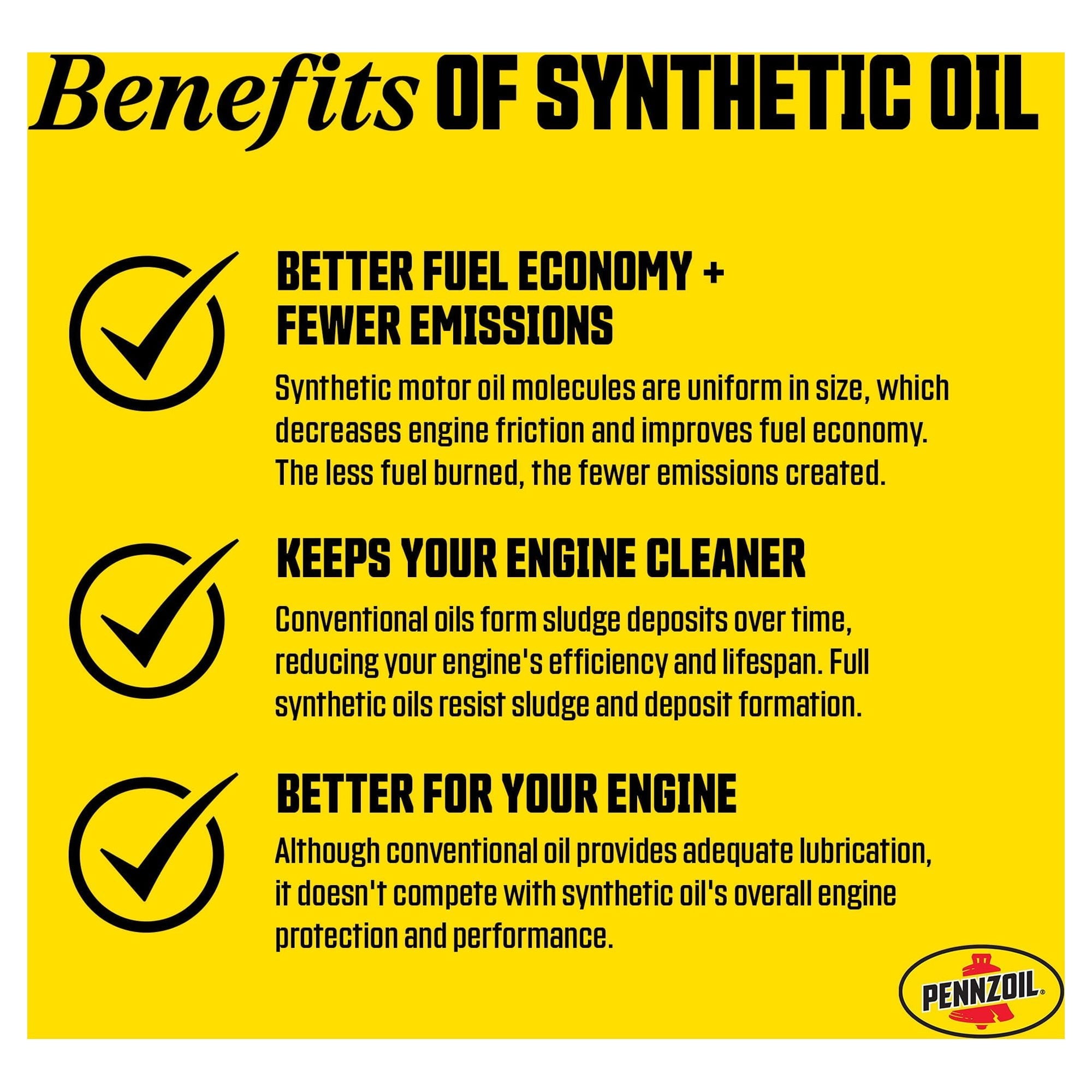 Pennzoil Platinum Full Synthetic 0W-16 Motor Oil, 5-Quart