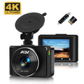 AQV Front 4K Dash Cam, Car Camera Front 4k Built-in GPS, SNOY IMX335 Sensor, Parking Monitor, Super Night Vision, WDR ,G-Sensor, Motion Detector ,Loop Recording ,32GB Card and Card Reader Included