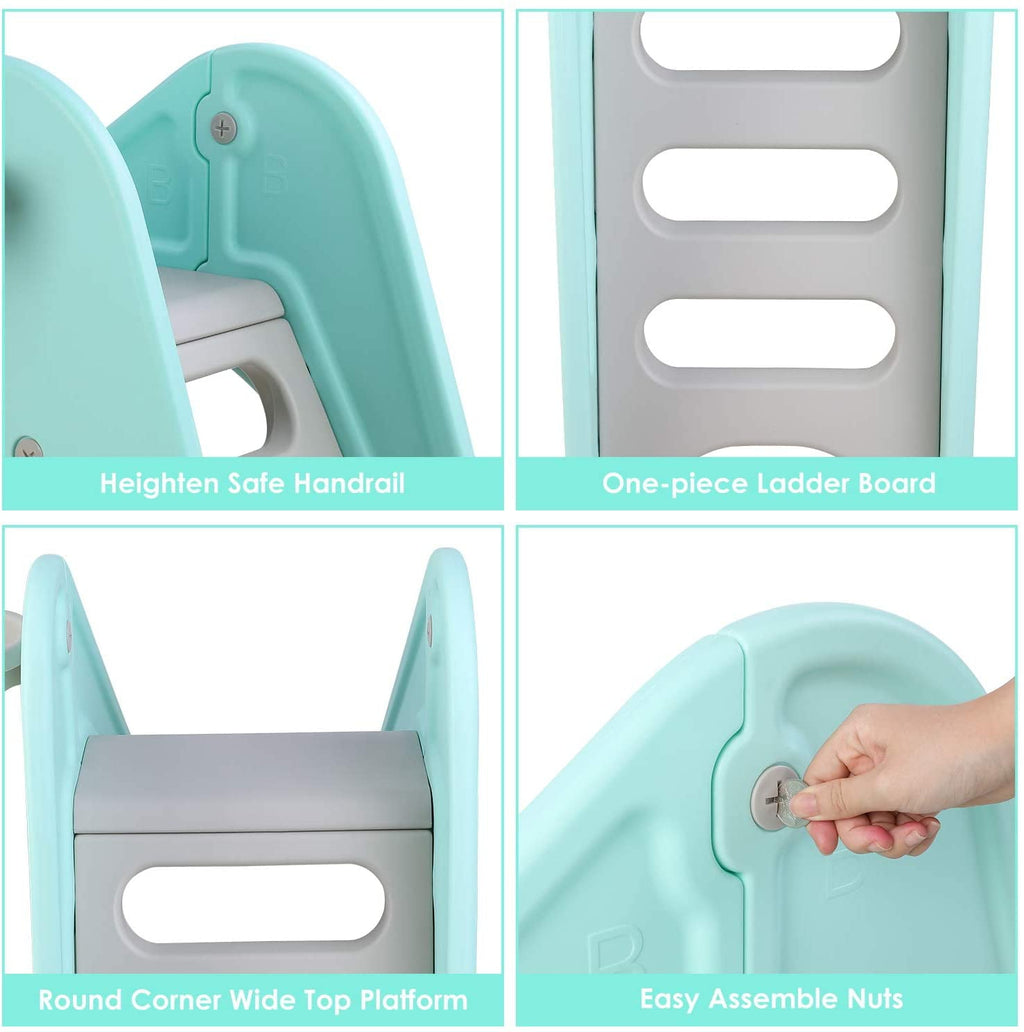 streakboard Toddler Slide Play Climber Sturdy Slide Toy for Kids 1-6 Years Outdoor Indoor Playground