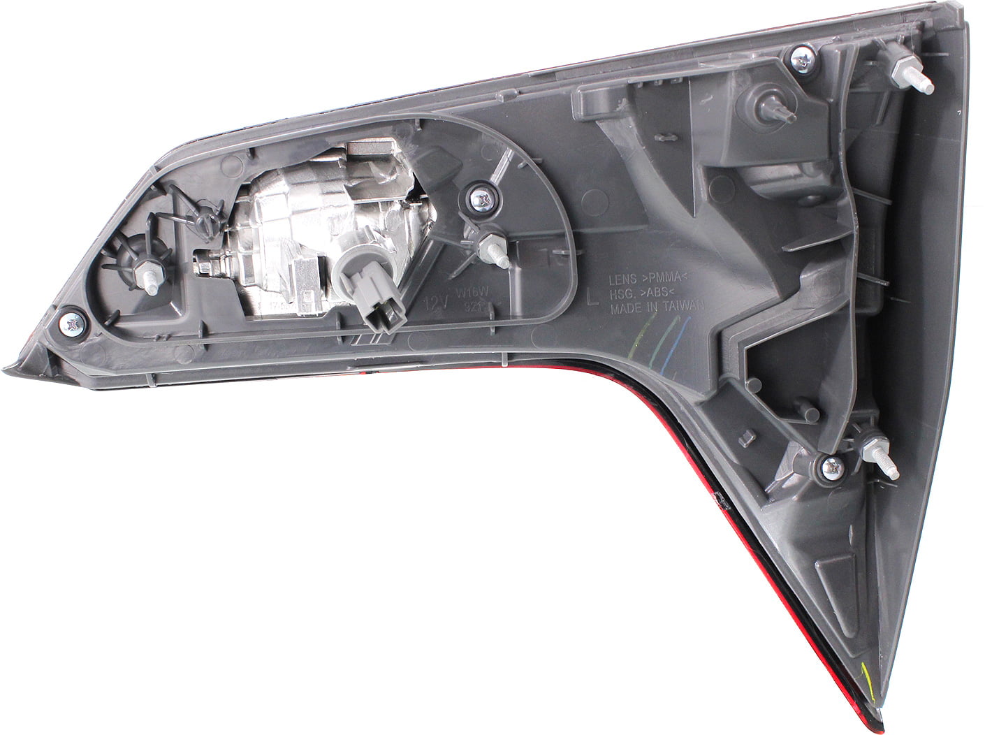 Tail Light Compatible With 2016-2018 Honda HR-V Left Driver Side, Inner With bulb(s)