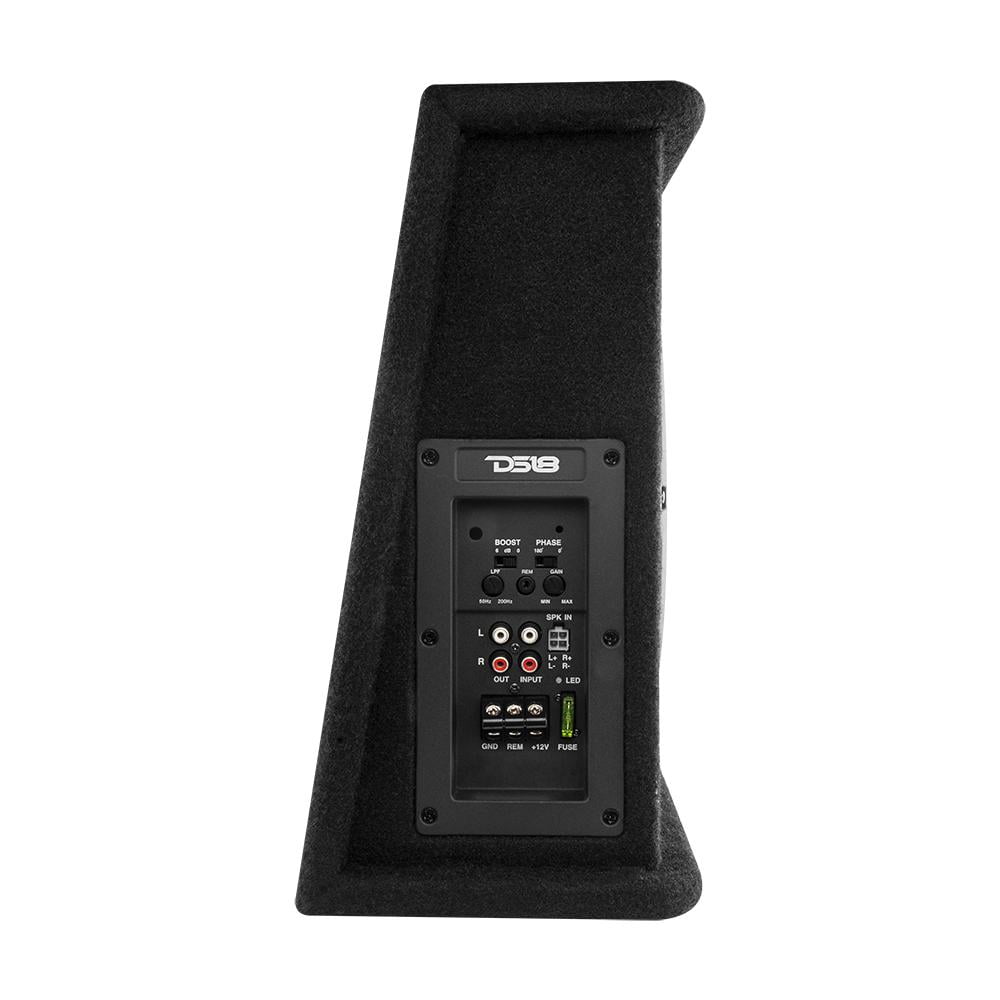 DS18 12" Shallow Subwoofer Bass Package 700 Watts 2 Ohm with Built In Amplifier