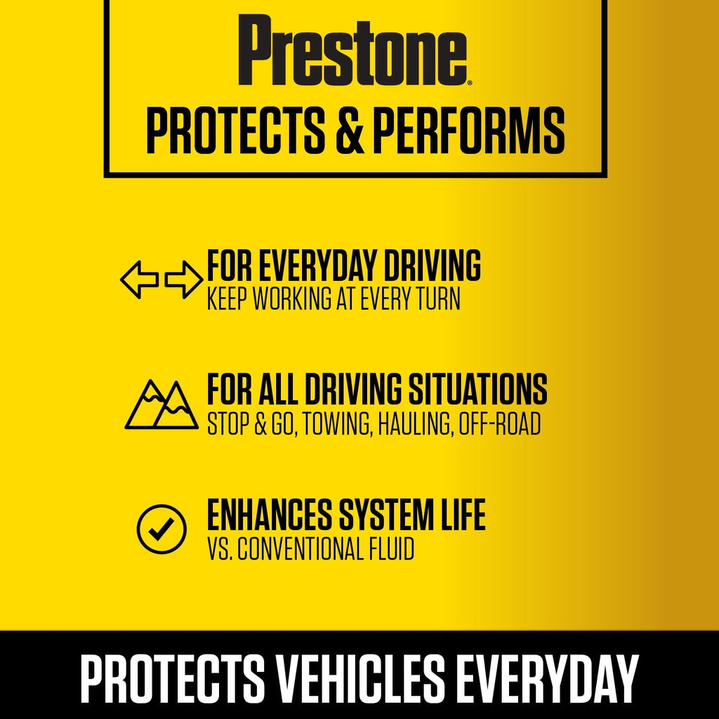 Prestone Full Synthetic Power Steering Fluid for Asian Vehicles, 12 fl oz
