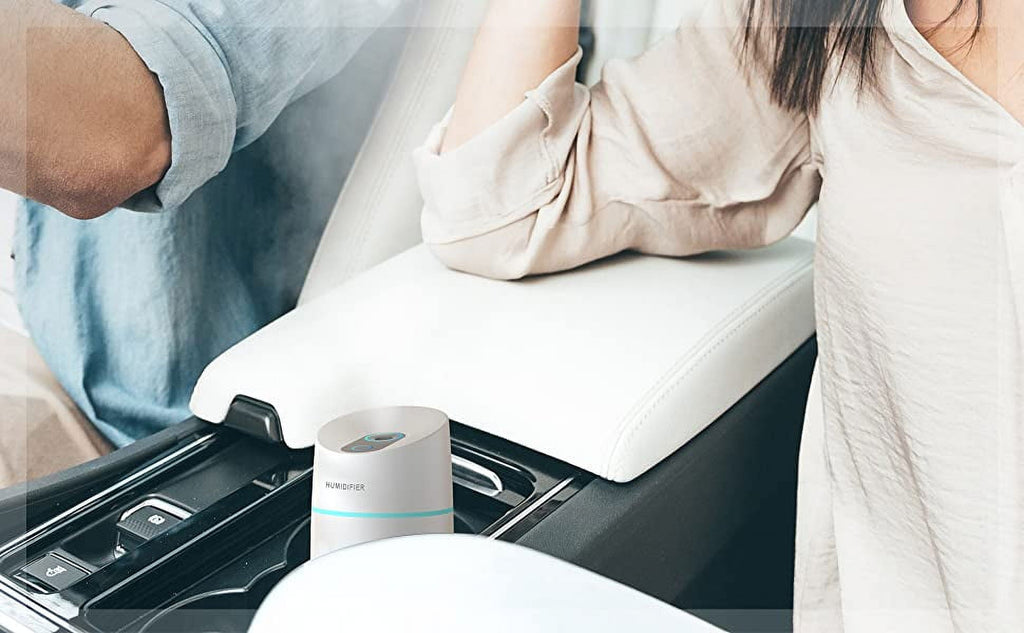 HONGGE Portable Personal, Mini Mist Humidifier with USB, White