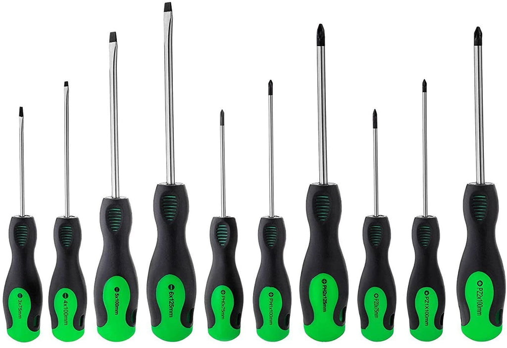 TOOLZILLA Screwdriver Set for DIY and Home Fixes (10 Pieces)