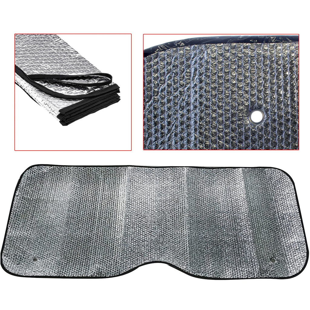 Wideskall Car Windshield Sunshade Reflective Sun Shade for Car Cover Visor