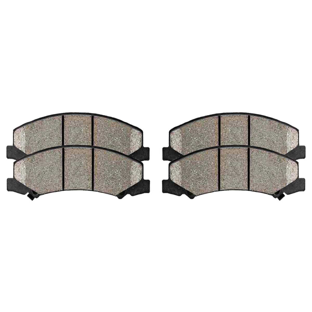 AutoShack Front and Rear Ceramic Brake Pads Kit Replacement for 2006-2007 Chevrolet Monte Carlo 2006-2010 Impala 2008-2009 Buick LaCrosse Allure 3.5L 3.9L 5.3L V6 V8 FWD