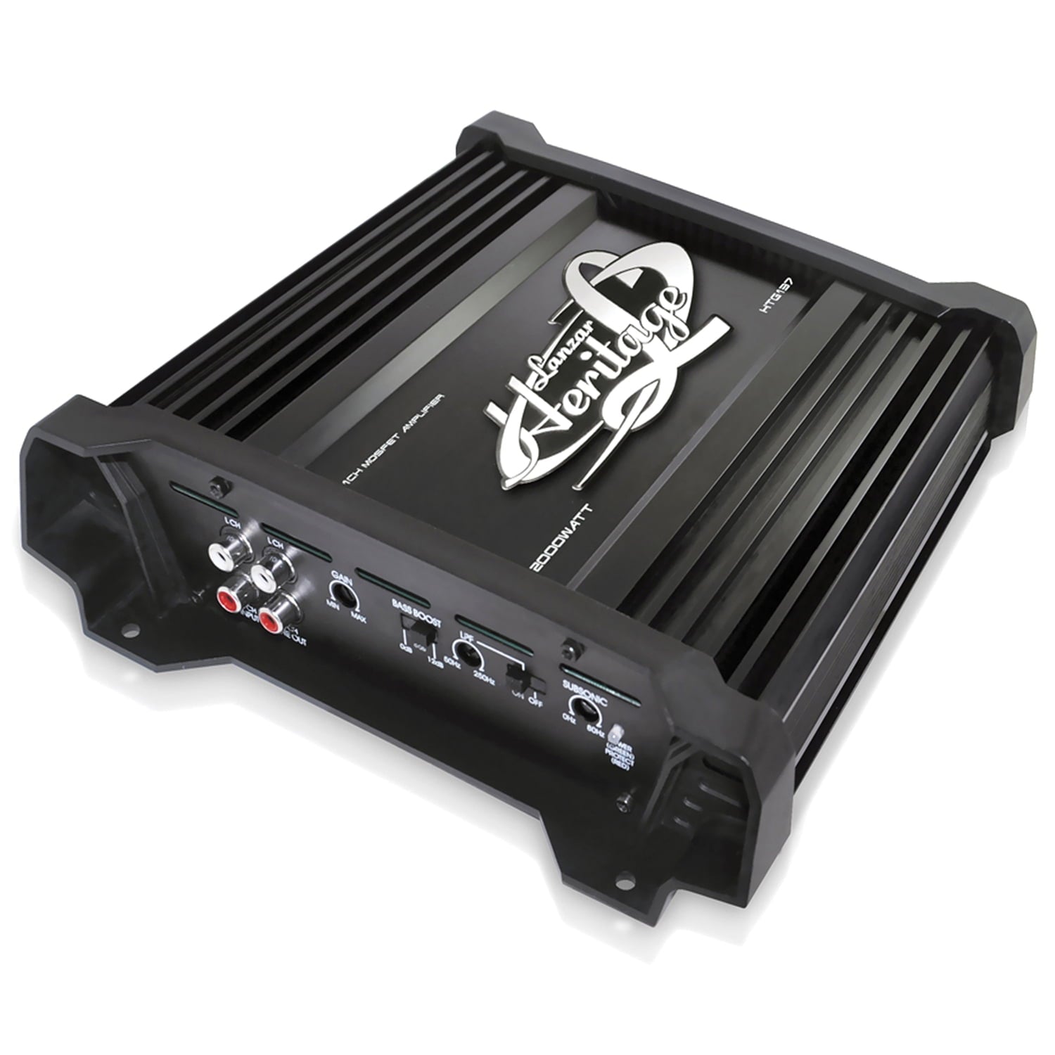 Lanzar HTG137 Heritage Series 2,000-Watt-Max Monoblock Class AB Amplifier