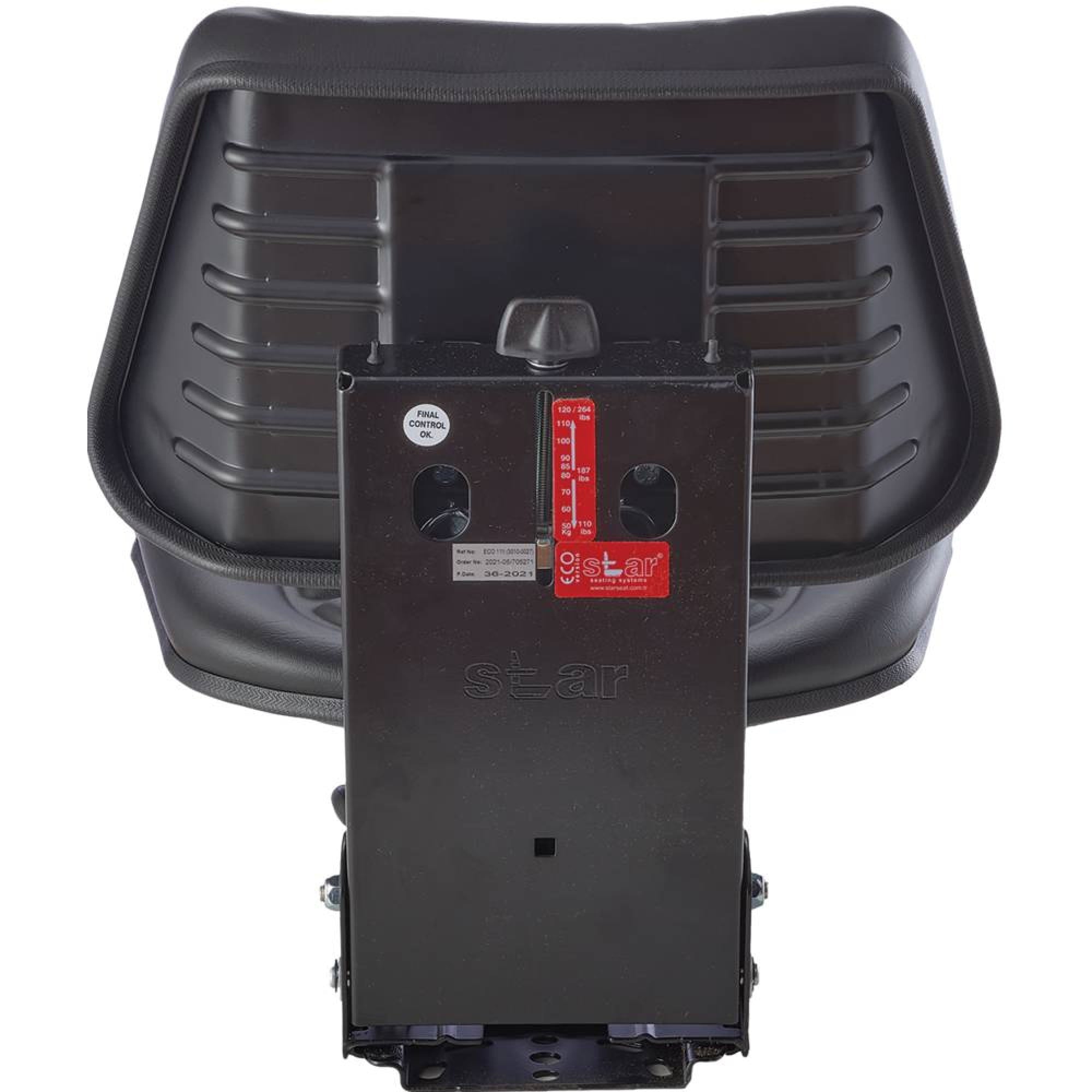 Complete Tractor Seat 3010-0027 21 5/16" Height, 19 1/16" Width For Industrial Tractors