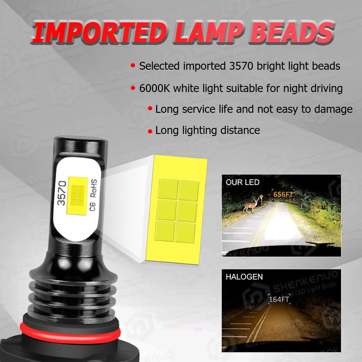 6K LED Headlight+Fog Light Bulbs For GMC Sierra 1500 2500HD 1999 2000 2001 2002