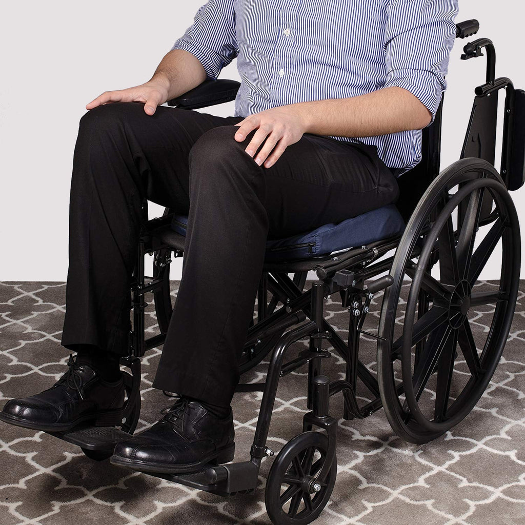 Coccyx Cushion for Lumbar Support, Navy