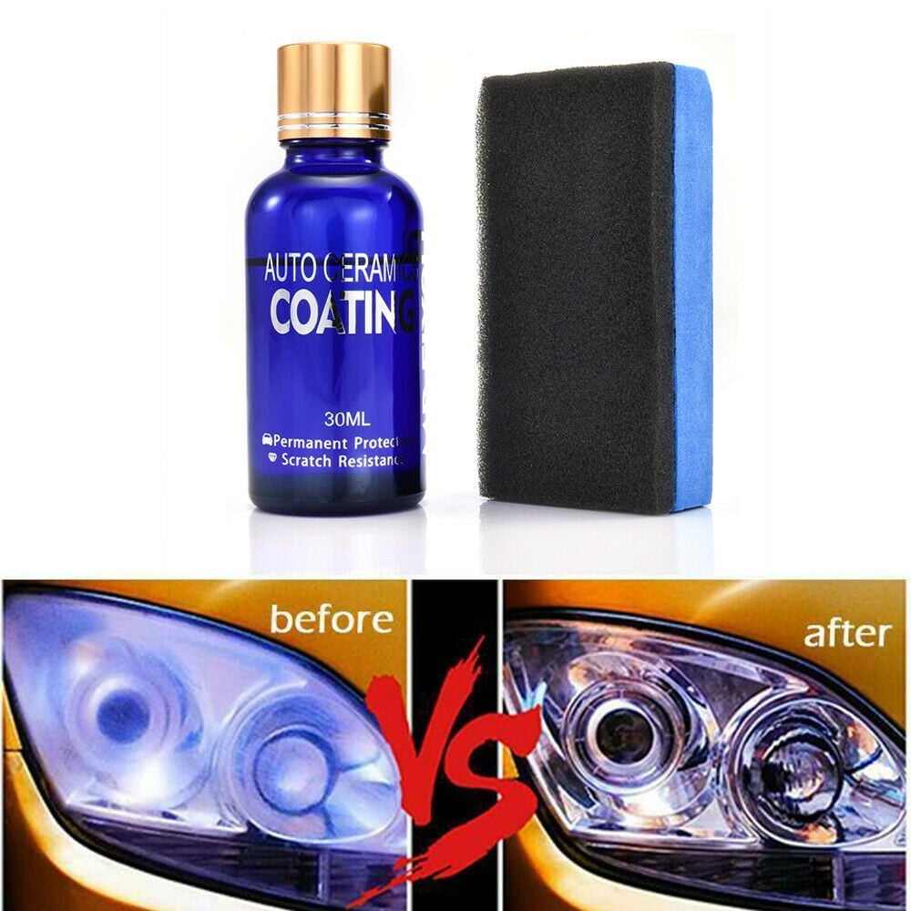 Car Headlight Lens Restoration System Repair Kit Plastic Light Polish Cleaner US