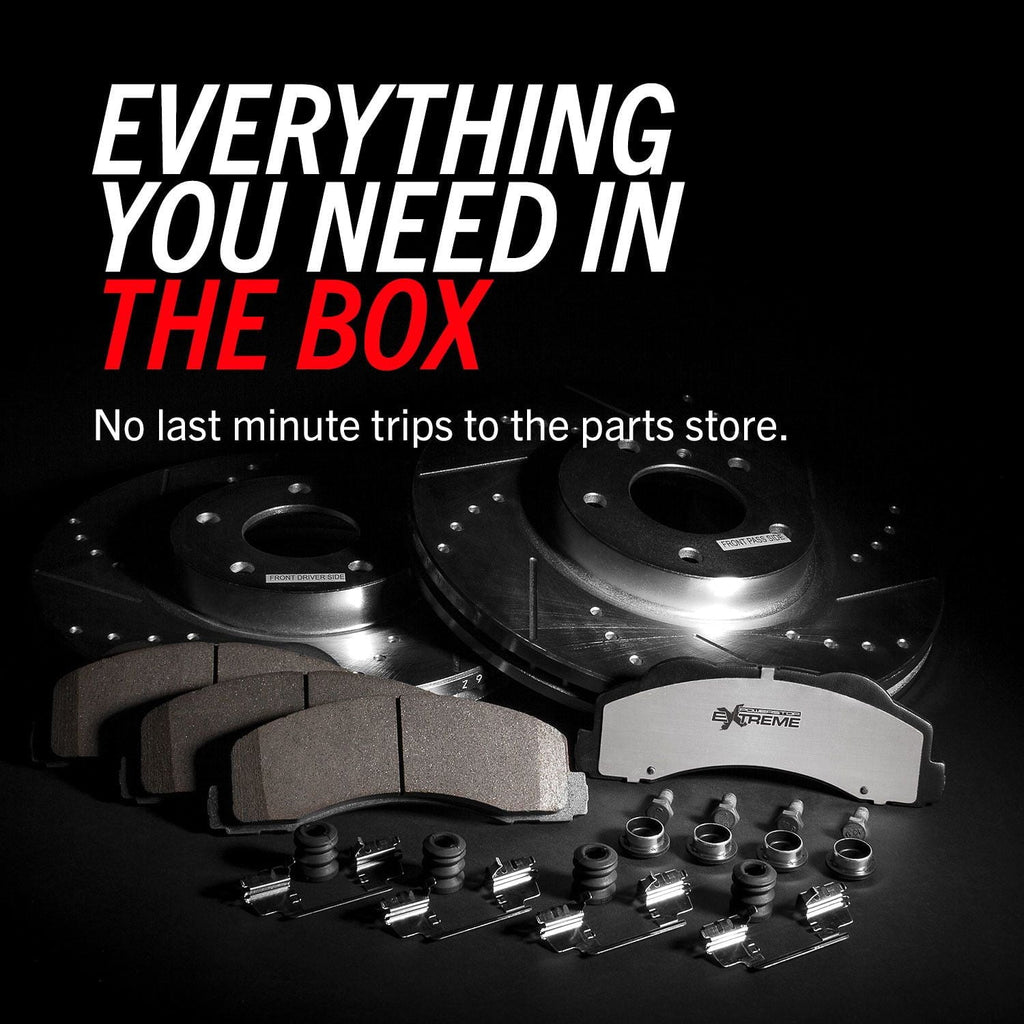 Power Stop Front and Rear Z36 Truck & Tow Brake Pad and Rotor Kit K5584-36