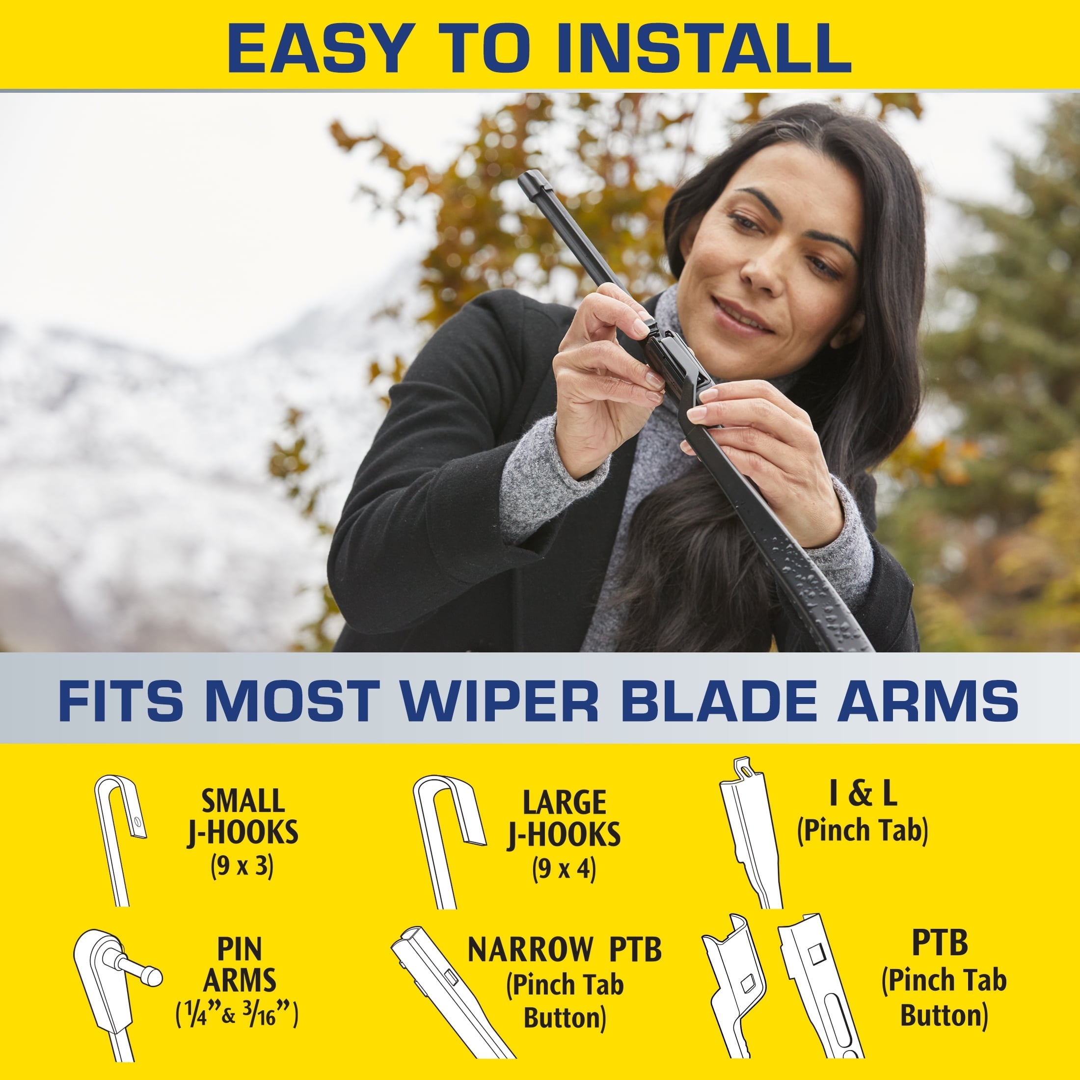 Rain-X Latitude Water Repellency 21" 2-IN-1 Windshield Wiper Blade