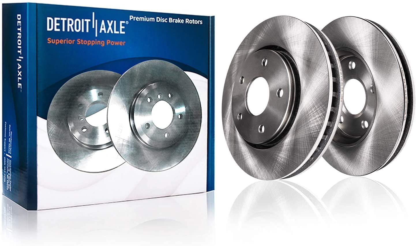 Detroit Axle - Brake Kit for 2014-2019 Nissan Altima 11.65" inch Front & 11.46" inch Rear Disc Brake Rotors 2014 2015 2016 2017 2018 2019 Replacement Ceramic Brakes Pads