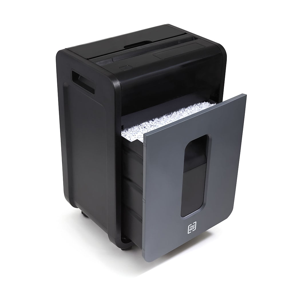 Tru Red TR-NMC100AFA Micro-Cut Autofeed Commercial Shredder - 100 per Sheet