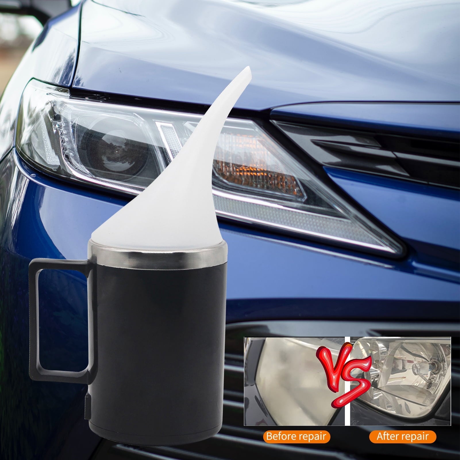 KUNyu 220V Headlight Lens Atomizing Cup Restoration Heating Headlight Lens Polish Tool for Vehicles