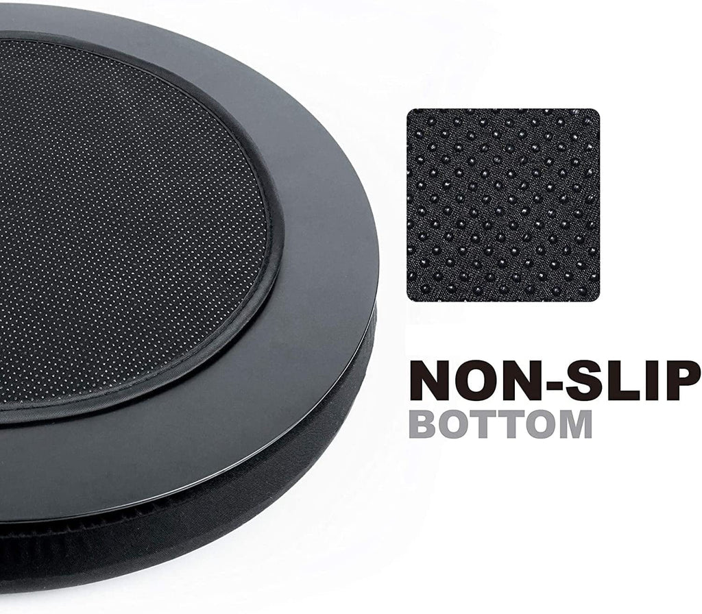 Sojoy Gel Swivel Car Seat Cushion Memory Foam Cooling  Cushion 360 Degree Rotating Chair Cushion For Car Home(15*15*2.5)