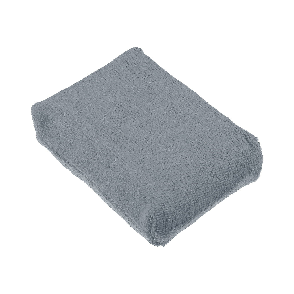 Unique Bargains 2pcs Gray Microfiber Detailing Applicator Sponges for Applying Wax Car Wash Dirt Washing Tool