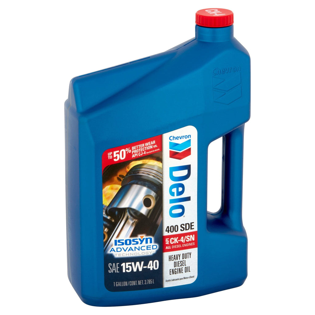 Chevron Delo 400 SDE SAE 15W-40 Heavy Duty Diesel Motor Oil, 1 Gallon
