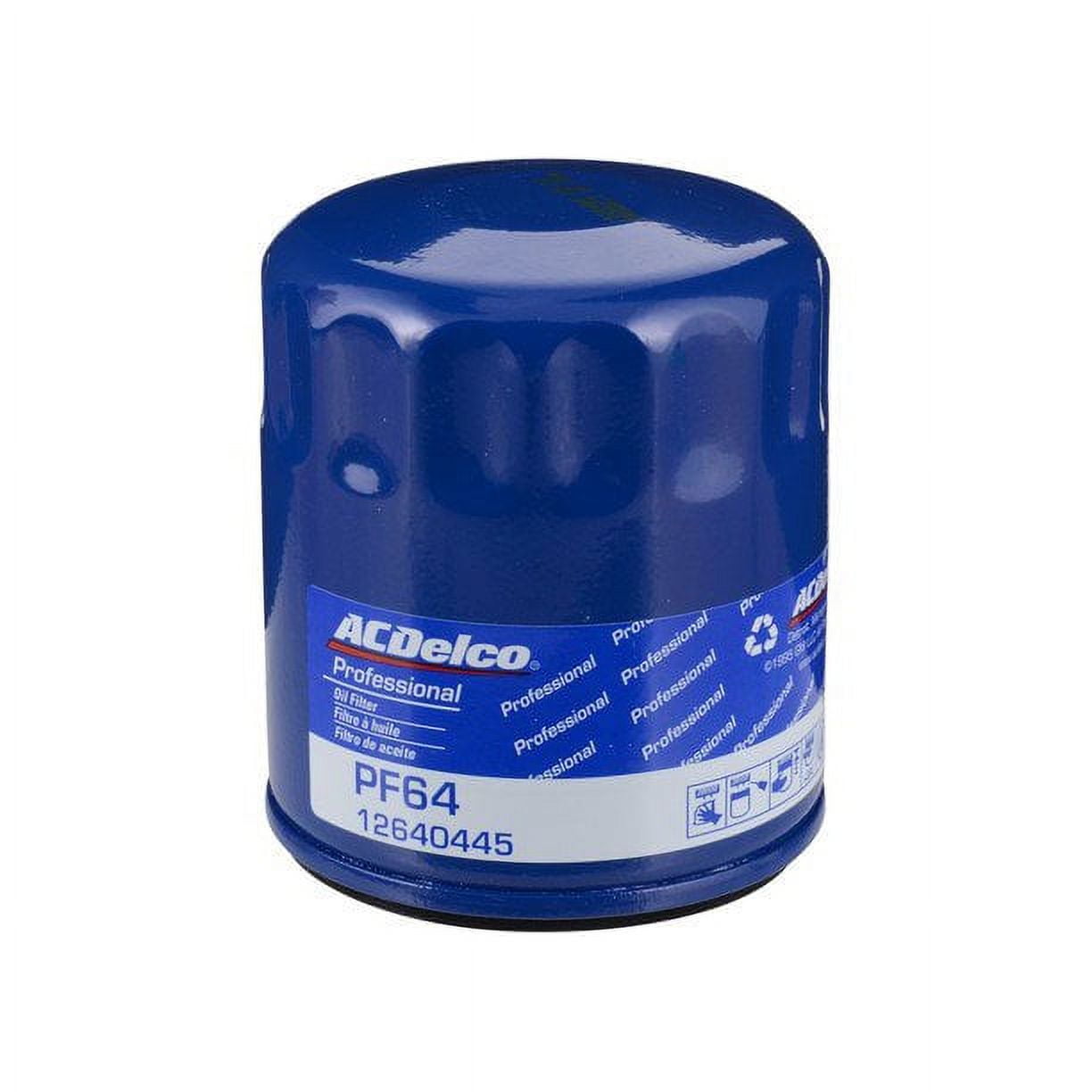 ACDelco #PF64 Engine Oil Filter Fits select: 2018-2019 CHEVROLET EQUINOX, 2020 CHEVROLET EQUINOX LT