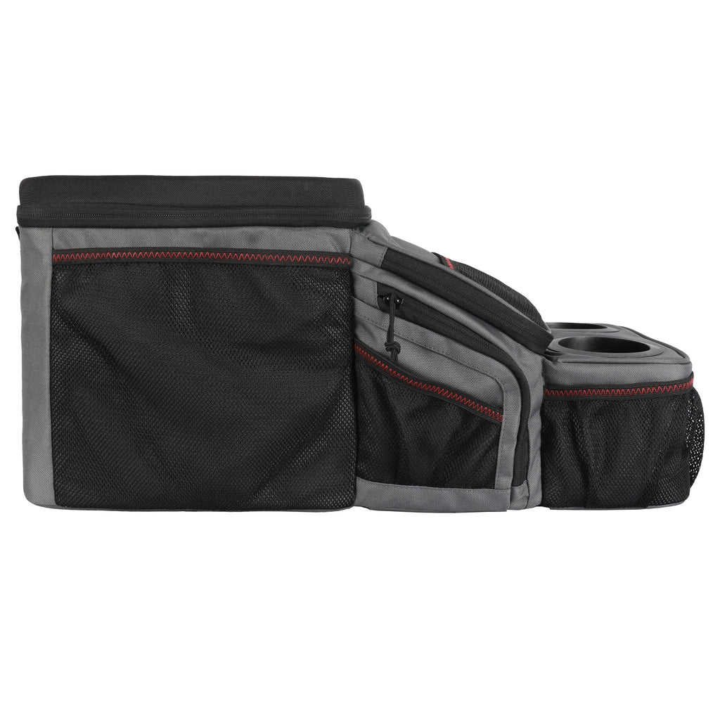 Auto Drive Backseat Organizer with Cup Holders and Storage, Black