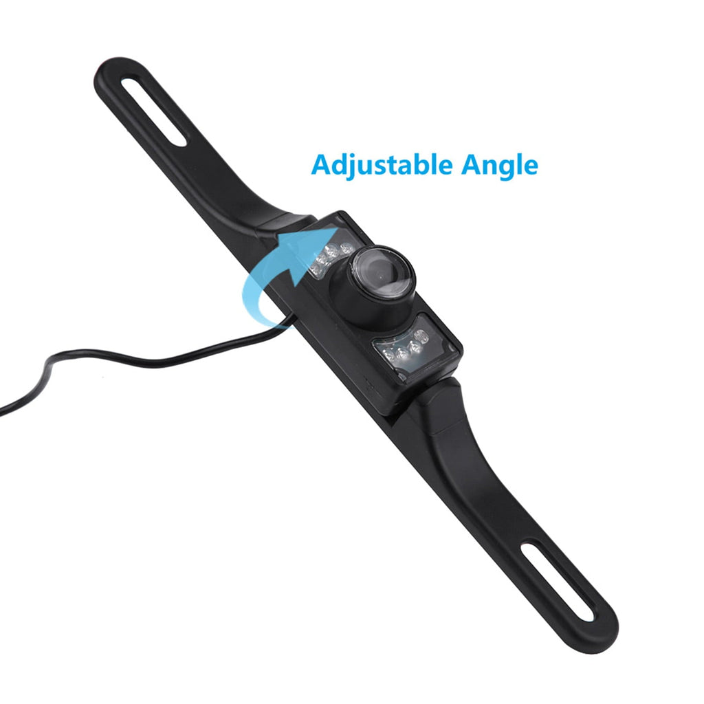 Rear View License Plate Camera, ABS 140° Wide Angle Reverse Camera For Driving