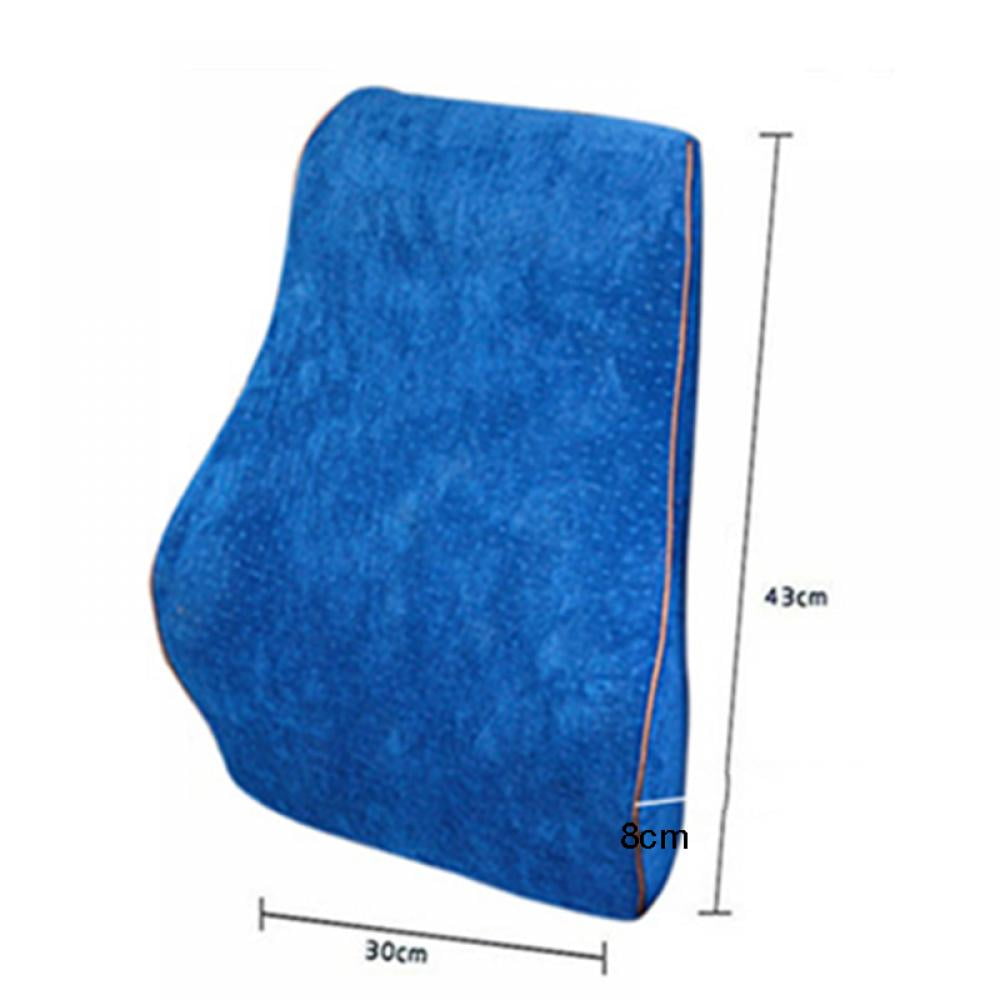 Seat Memory Foam Seat Cushion Pain Relief Lumbar Back Support Pillow Car for Home Car Office Chair Pad Mat