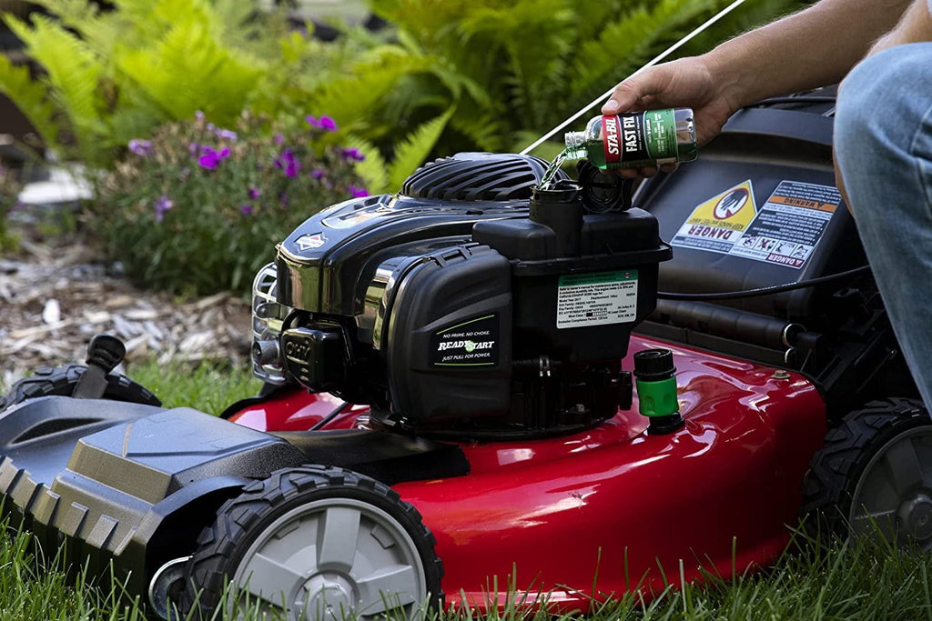 STA-BIL Fast Fix Small Engine Treatment - Cleans Carbs and Injectors - Fixes Rough Running Engines - Eliminates Water - Treats 10 Gallons, 4 fl. oz. 22303, Green
