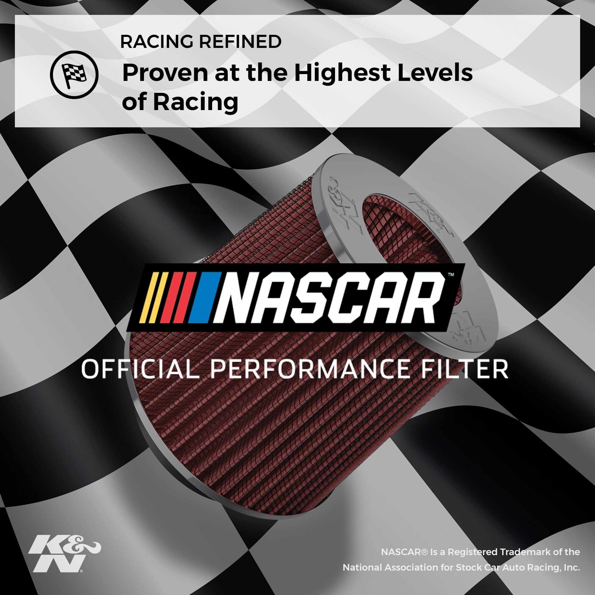 K&N Universal Clamp-On Engine Air Filter: Washable and Reusable: Round Tapered; 4 in (102 mm) Flange ID; 9 in (229 mm) Height; 6 in (152 mm) Base; 4.625 in (117 mm) Top , RE-0870