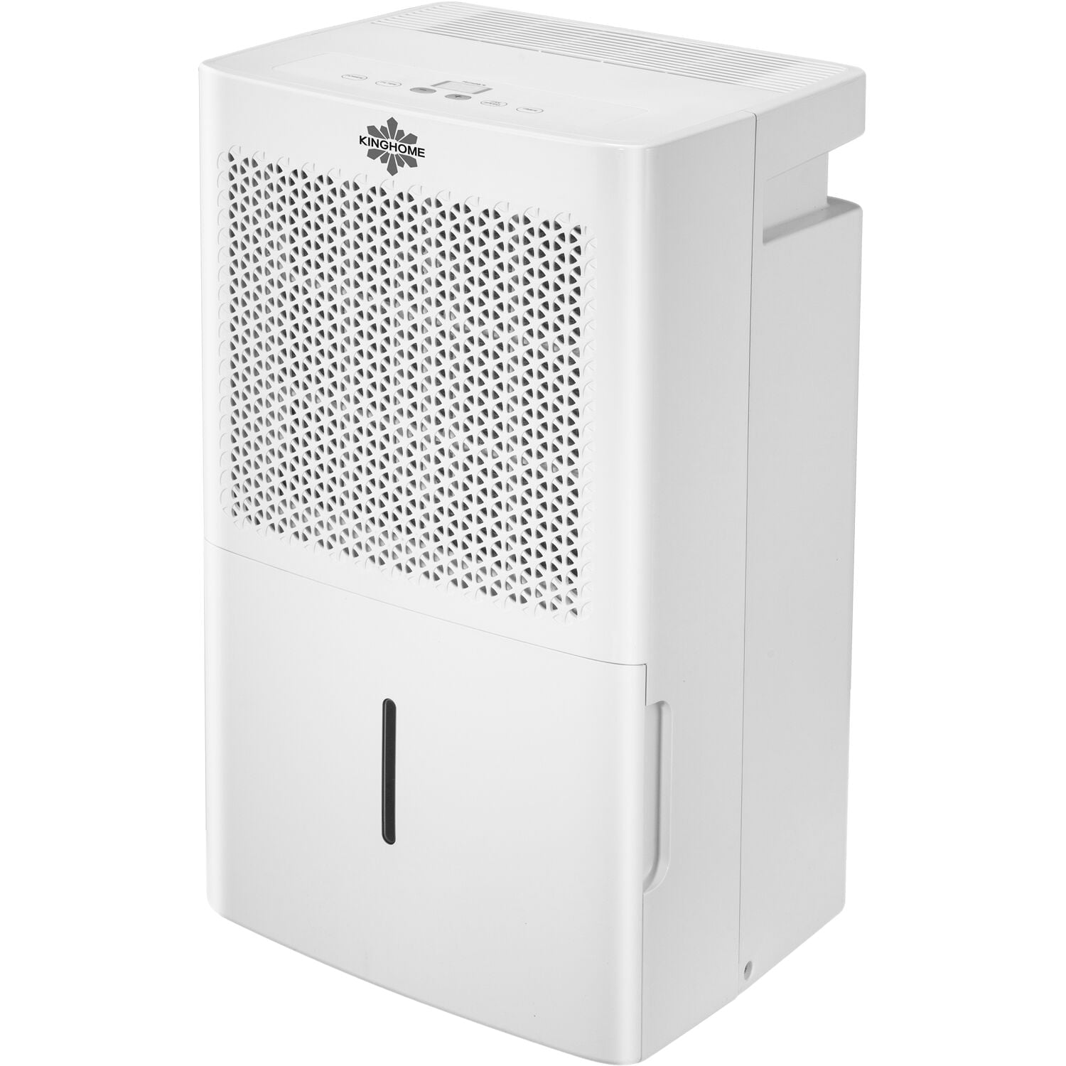 Kinghome Energy Star 35-Pint Portable Dehumidifier | Removes Moisture in Garages, Basements, Living Rooms, Large Areas up to 3,500 Sq.Ft. | LED Display | Removable Tank | KHD35BW