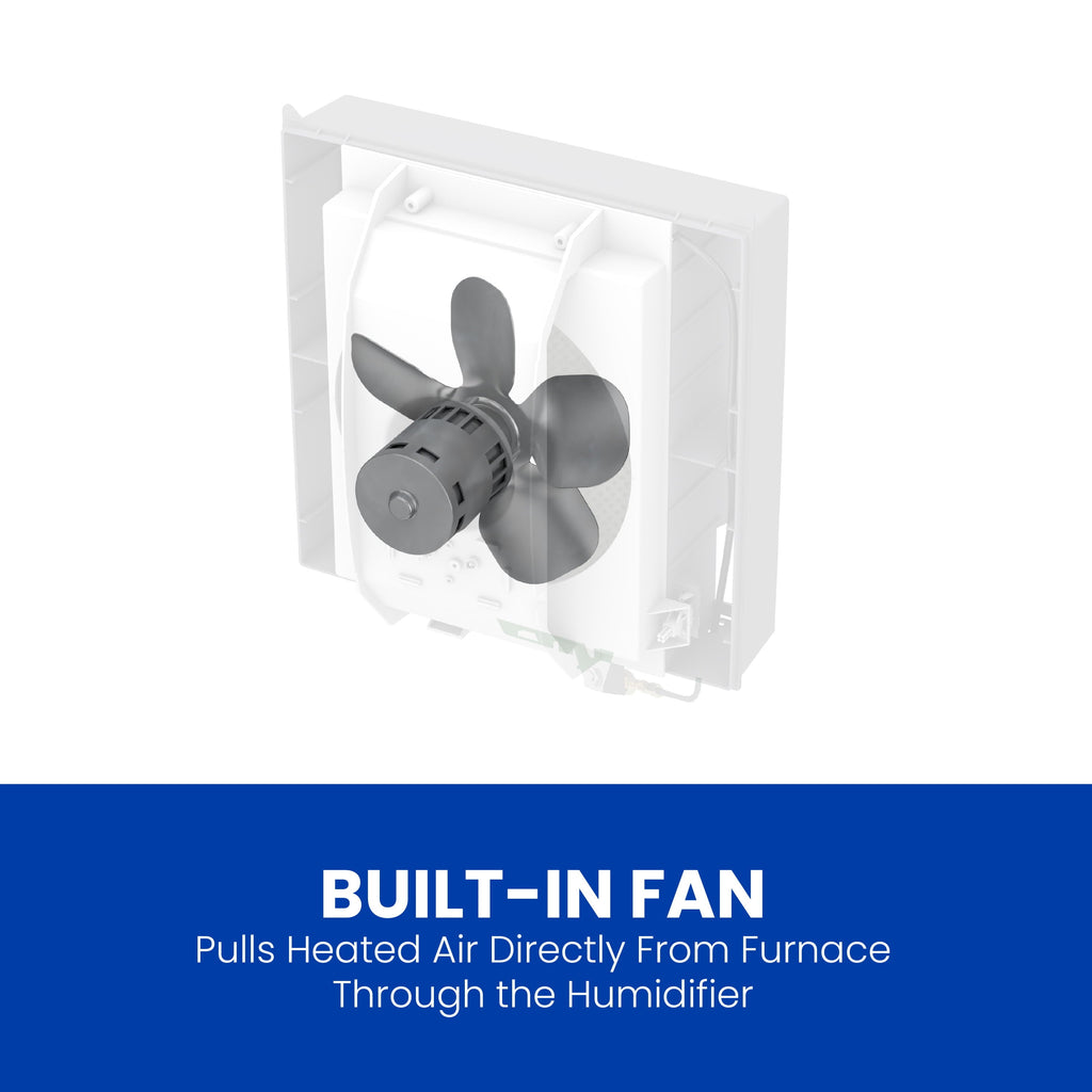 AprilAire 700 Whole-House Humidifier - Automatic - Large Capacity Fan-Powered Furnace Humidifier for Homes up to 4,200 Sq. Ft.