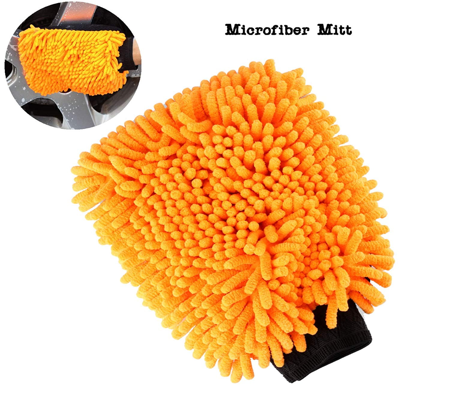 Scrubit Car Cleaning Tools Kit by Scrub it- squeegee Car Wash Brush, Wheel Brush, Microfiber Wash Mitt and Cloth - For Your Next Vehicle Wash and Wax with our 6 Pc Cleaning Accessories