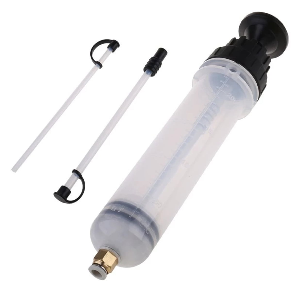 Toorise Car Oil Fluid Extractor 200CC Oil Suction Syringe Auto Air Pump Filling Syringe Bottle Transfer Liquid Extractor Manual Filling Pump for Automobile Fuel Oil Brake Fluid Coolant