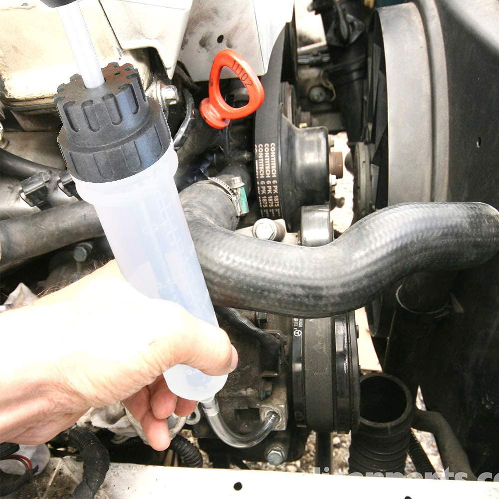 Hand Oil Change Syringe Brake Fluid Extractor Pump Automotive Oil Syringe 200cc