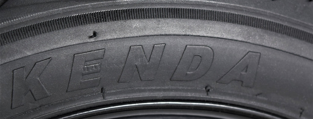 Kenda K389 20x9-12 Golf Cart Turf Front Rear Tire & 12x7 4/101.6 -47 (4x4) Black Wheel Kit for Non-Lifted Golf Carts or Golf Carts with 1"-3" Lift Kit 20x9x12