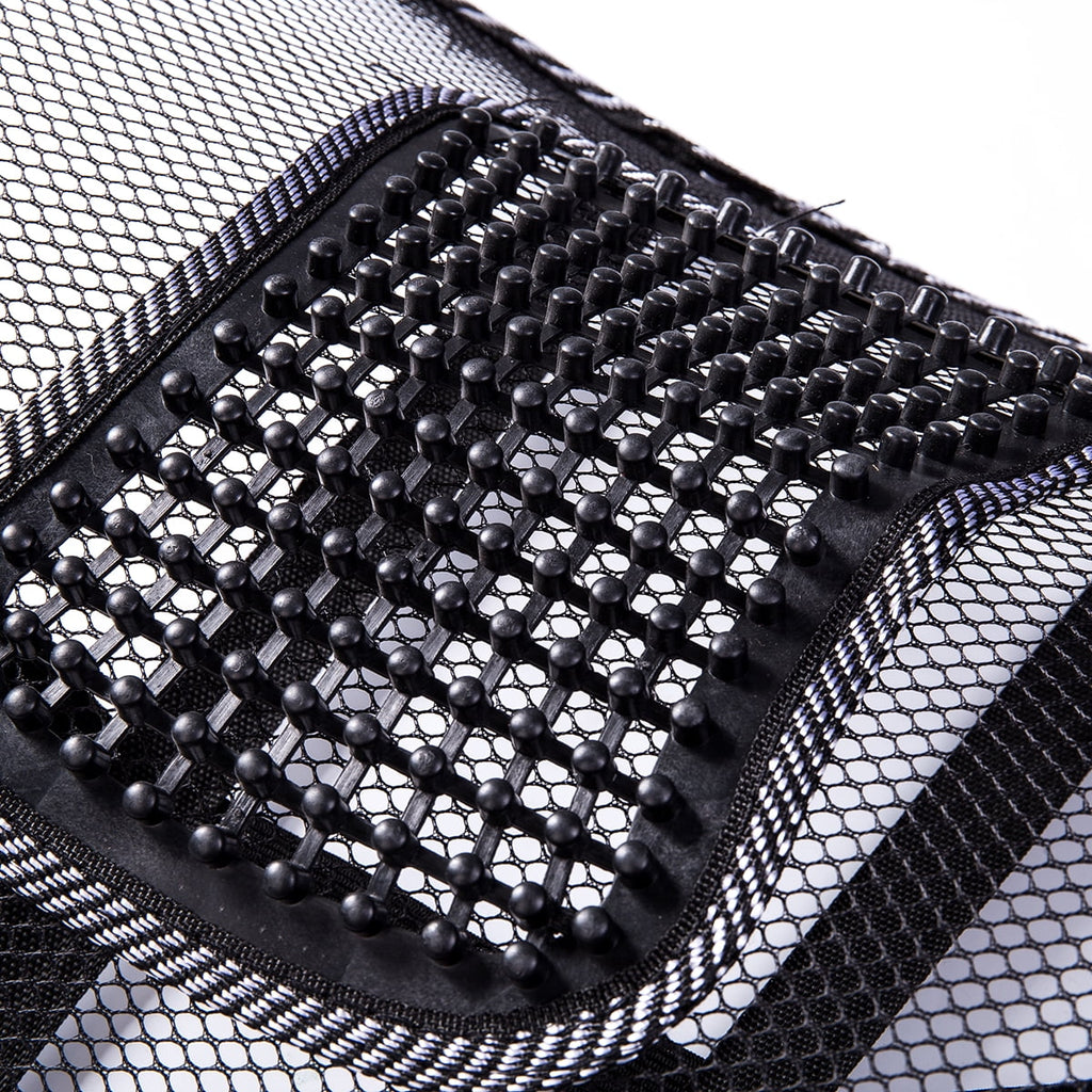 Car Back Support Massage Cushion, Waist Back Seat Massage Mesh Support Lumbar Back Cushion Relief Waist Support Cushion Pad Posture Corrector