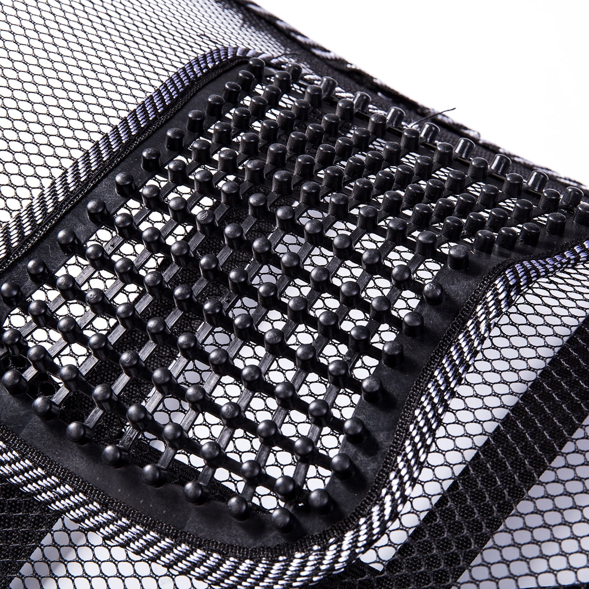 Car Back Support Massage Cushion, Waist Back Seat Massage Mesh Support Lumbar Back Cushion Relief Waist Support Cushion Pad Posture Corrector