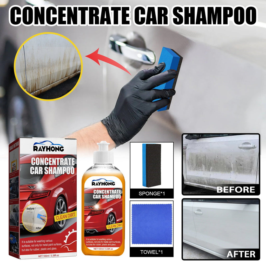 WMYBD Car Care & Cleaning,Car Exterior Shampoo Multipurpose Automotive Cleaners High Concentration Super Foam Strong Decontamination Auto Wash Supplies 100ML Clearence