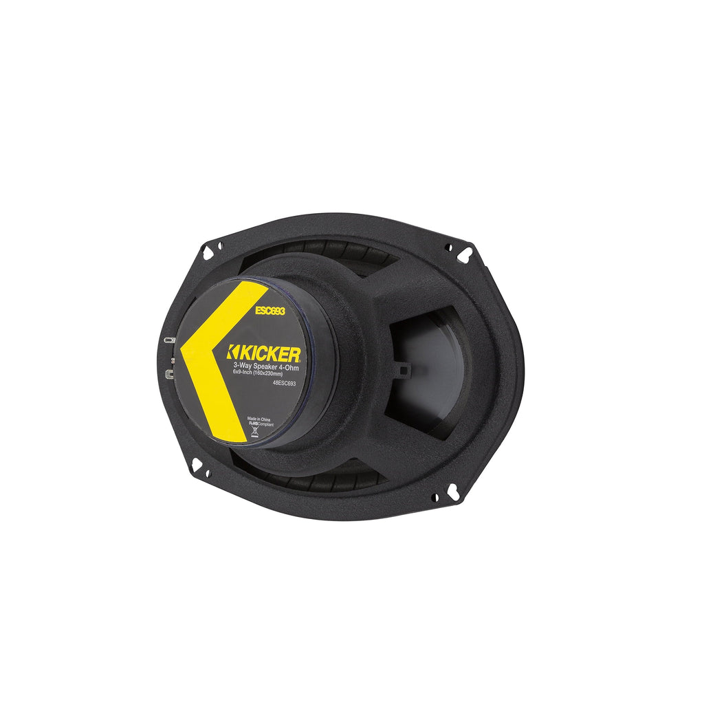 Kicker 48ESC693 6x9 inch, 3-way Coaxial Speakers