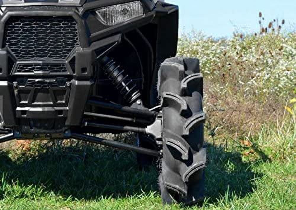 SuperATV Assassinator® UTV / ATV Mud Tire for RZR, X3, General, Maverick, Ranger, Rock & All Terrain UTV Mud Tire|29.5x8|14|3" Tread Depth|6 Ply Ratings|ASN-29.5/8/14