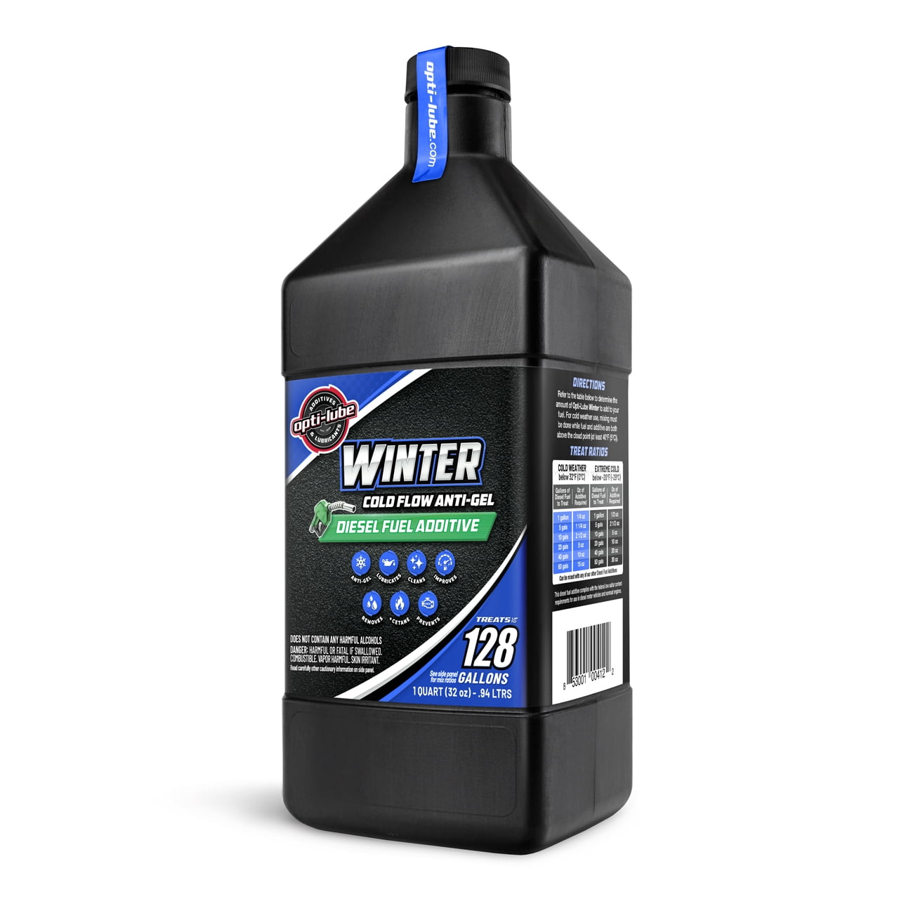Opti-Lube Winter Formula Diesel Fuel Additive: Quart Treats up to 128 Gallons