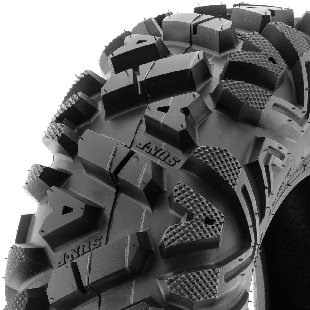 SunF All Terrain ATV UTV Tires 25x8-12 25x8x12 6 PR A033 (Pair of 2)