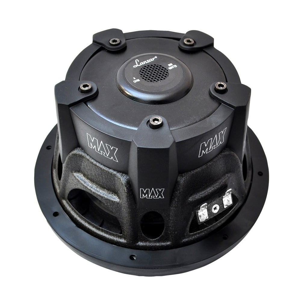 Lanzar MAXP64 Max Pro 6.5 Inch 600 Watt Power 4 Ohm Car Subwoofer Audio System
