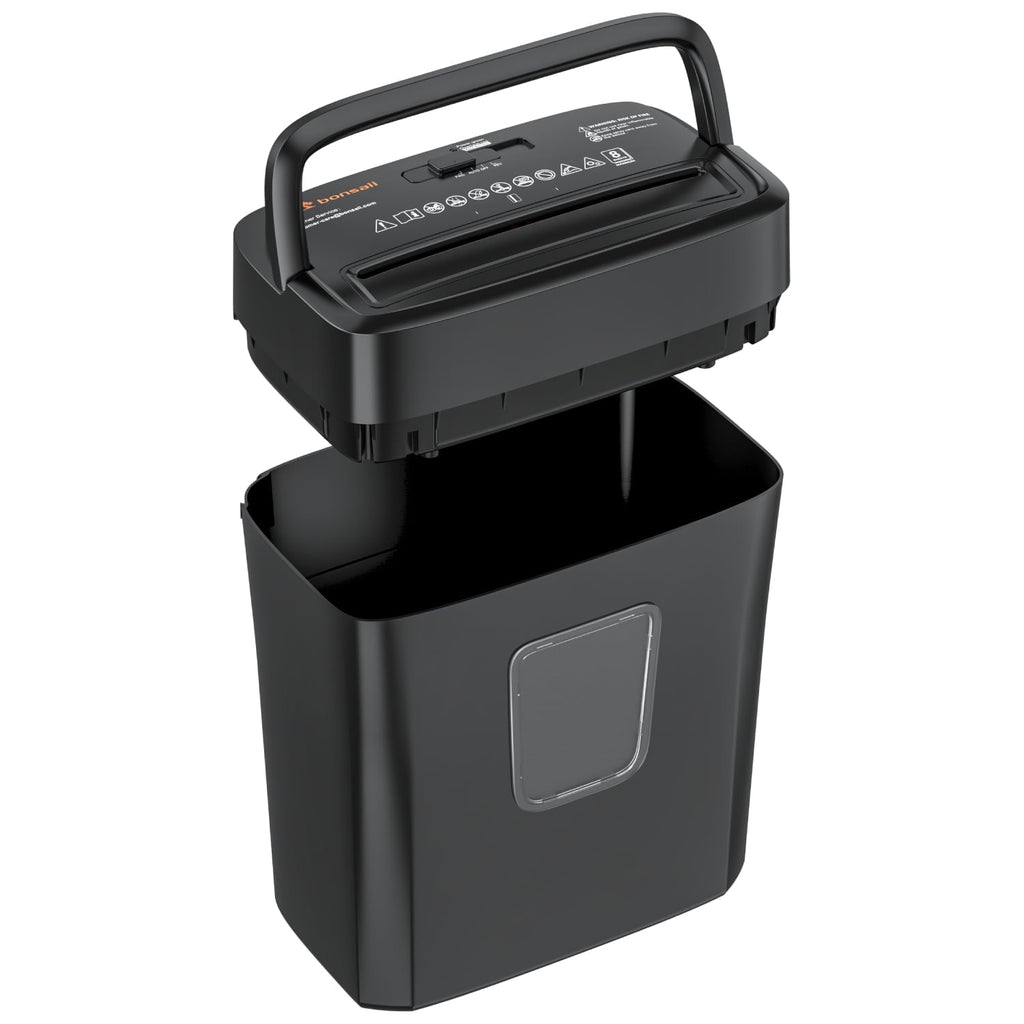 8-Sheet Cross Cut Paper Shredder for Home Office Use