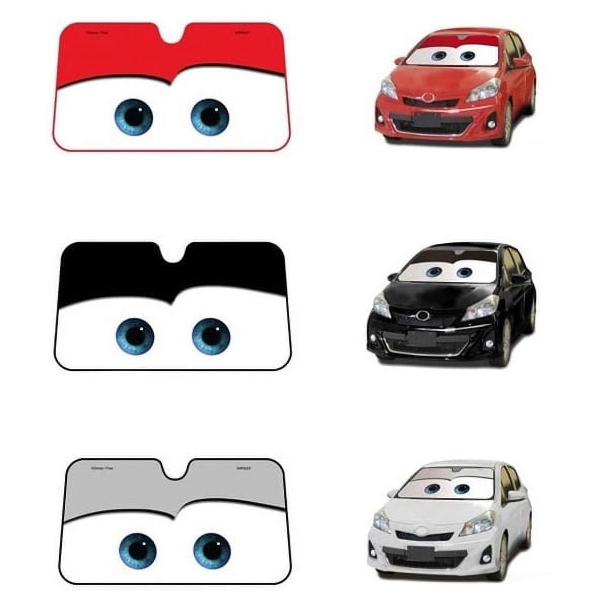 Eyes Heated Windshield Sunshade Car Window Windscreen Cover Sun Shade Auto Sun Visor Car-covers UV Protection