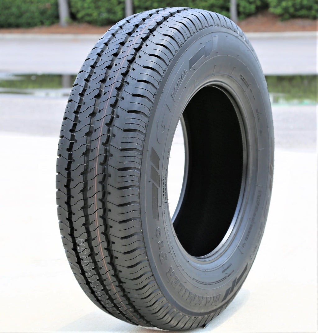 Set of 4 (FOUR) GT Radial Maxmiler Pro 235/65R16 Load E 10 Ply Commercial Tires