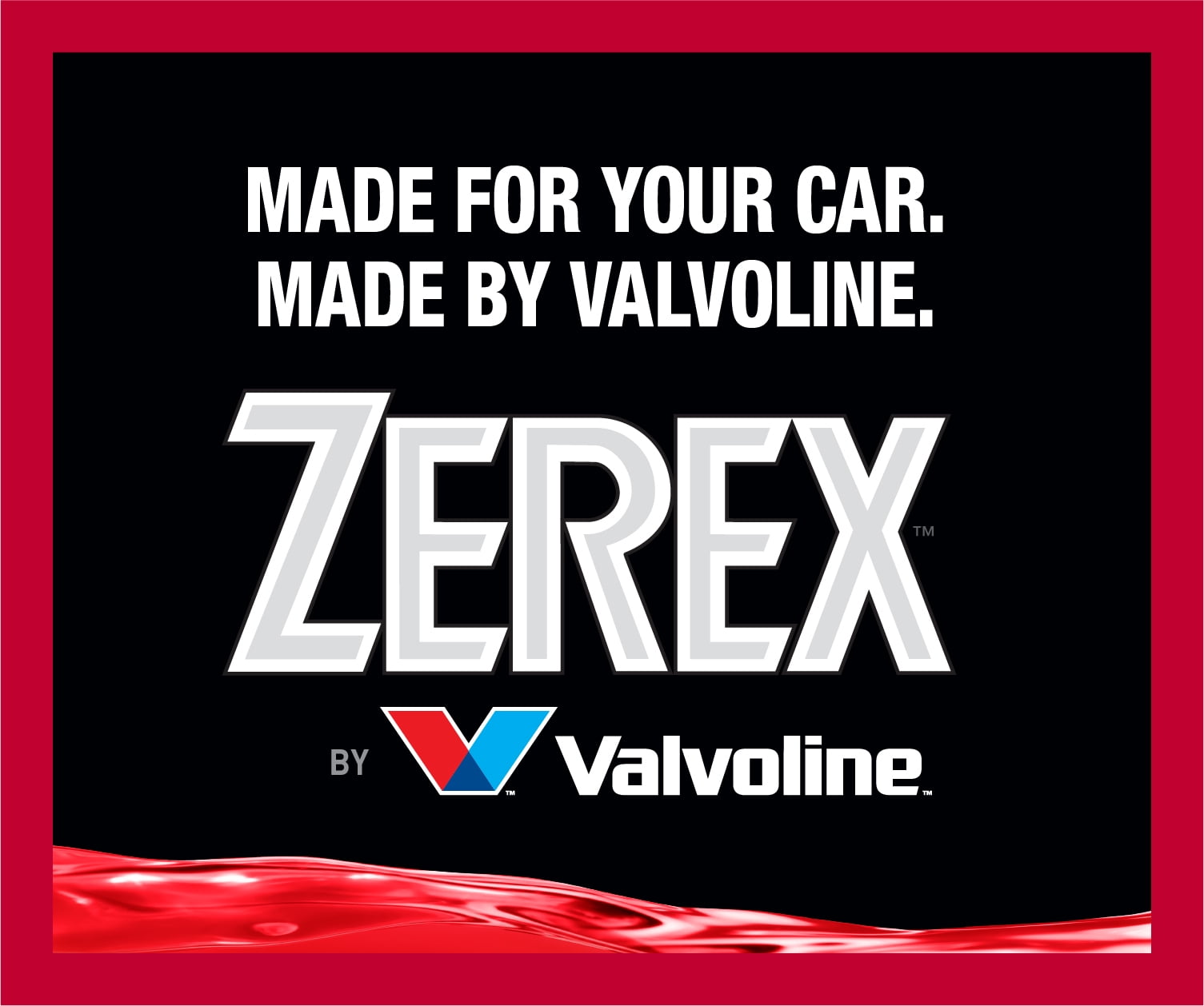 Zerex Asian Vehicle Red Silicate and Borate Free Antifreeze / Coolant 50/50 Ready-to-Use 1 GA