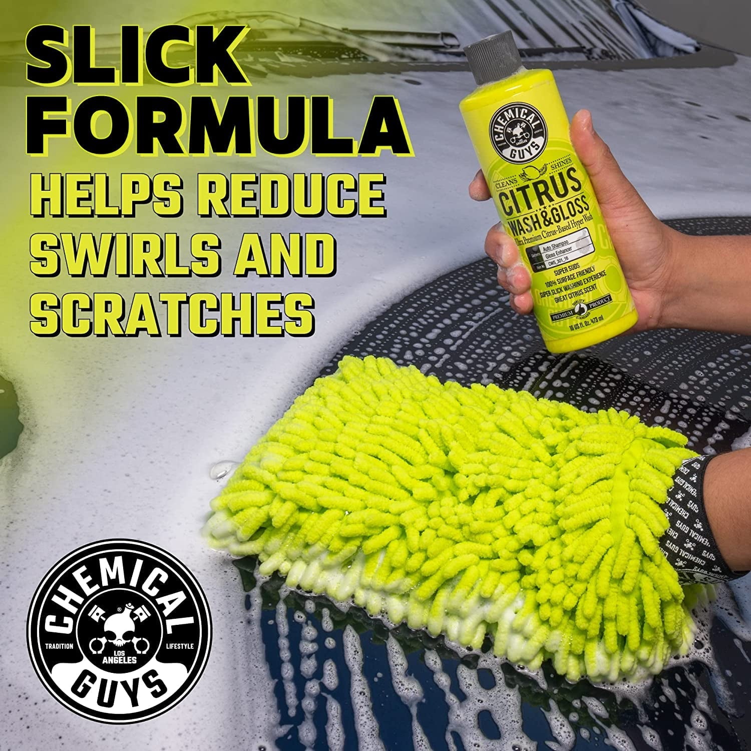 Chemical Guys Citrus Wash & Gloss Concentrated Car Wash (16 oz)