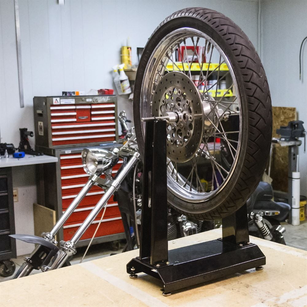 Black Widow Wheel Balancer Stand with Truing Arm
